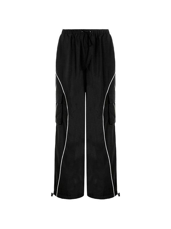 Women's Parachute Pants Cargo Baggy Wide Leg — view 5