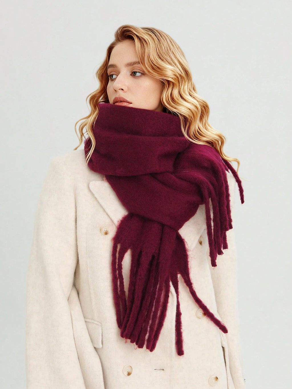Women's Classic Scarf Winter Wrap — view 3