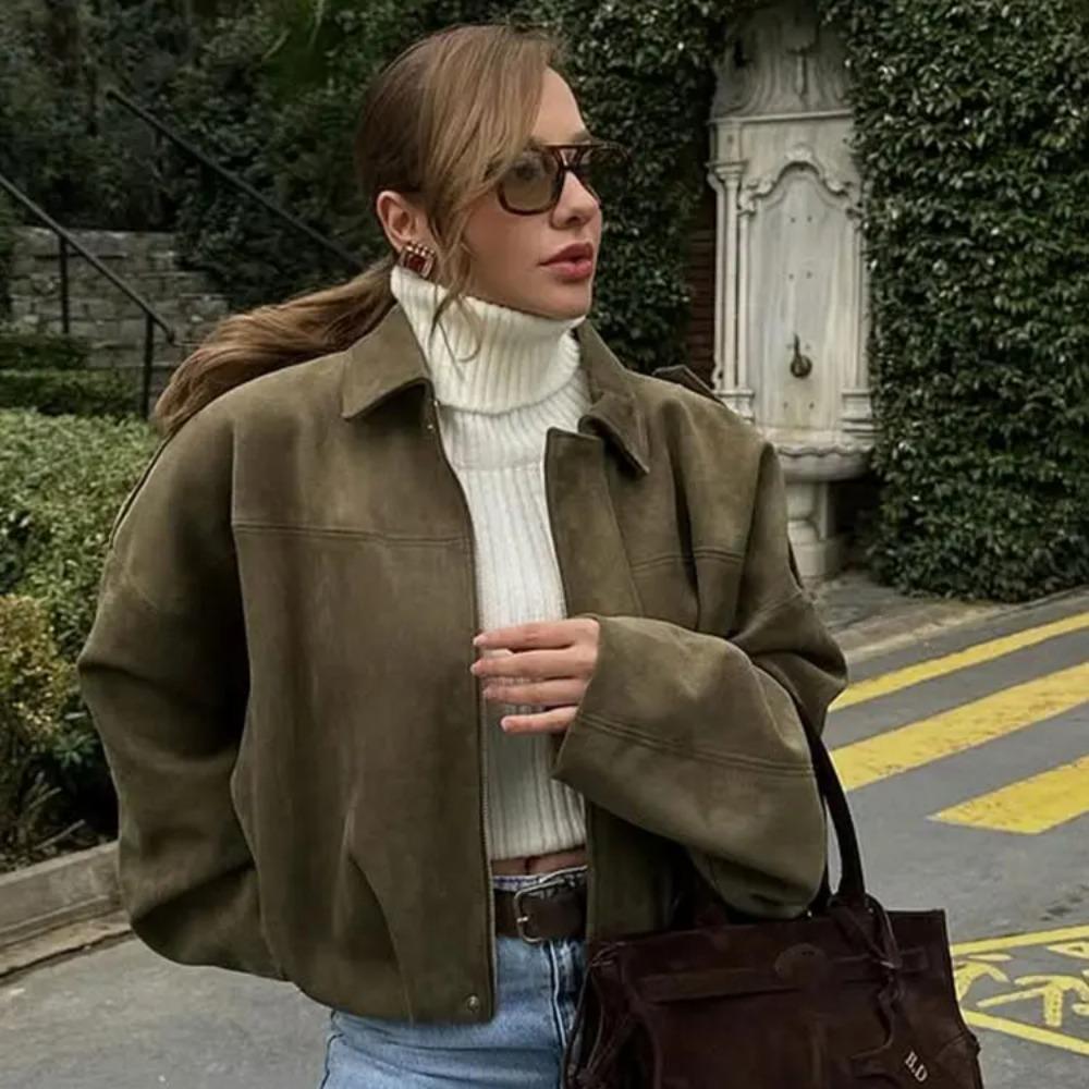 Chloé Rivière | Oversized Bomber Jacket For Women