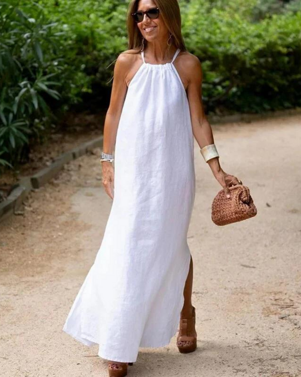 Women's Maxi Dress Halter Neck Sleeveless — view 5