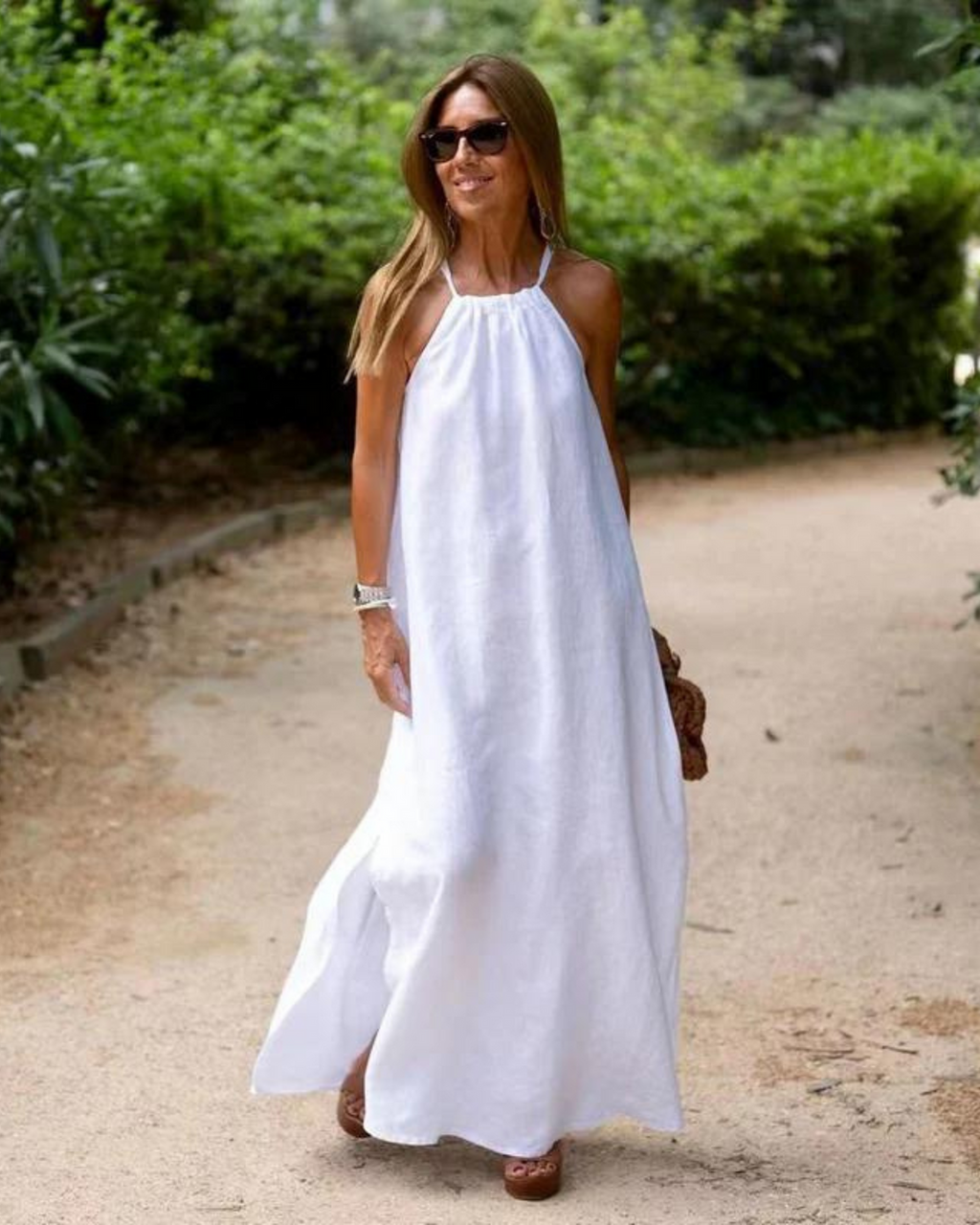 Women's Maxi Dress Halter Neck Sleeveless — view 6