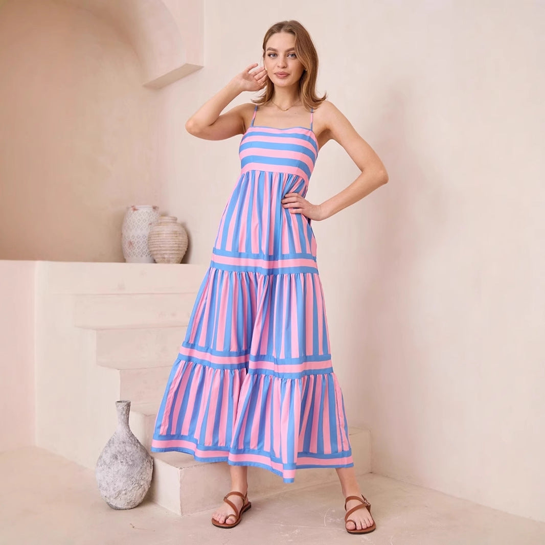 Women's Striped Maxi Dress — view 2
