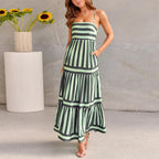 Women's Striped Maxi Dress — view 4