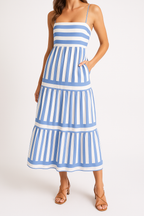 Women's Striped Maxi Dress — view 6