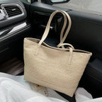 Women's Woven Tote Bag Large Shoulder — view 4