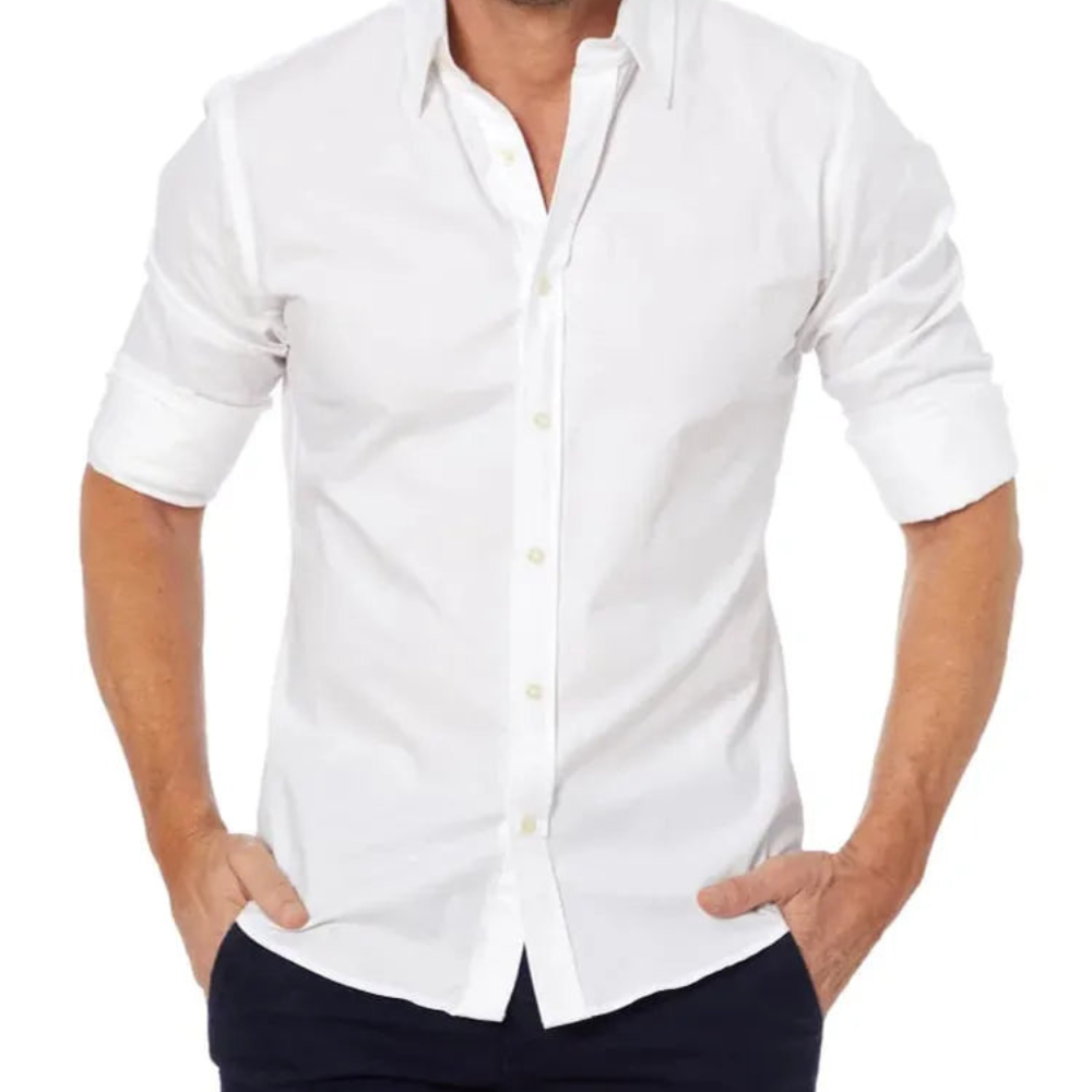 William™ - Men's Shirt with Zip — Soft Knit
