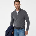 Luca Moretti | Premium Zip Knit Pullover For Men