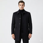 Oliver Beaumont | Classic Wool Overcoat For Men