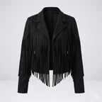 Bianca Rossi | Fringe Leather Jacket For Women