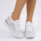 Elena Bellucci | Rhinestone Platform Sneakers For Women