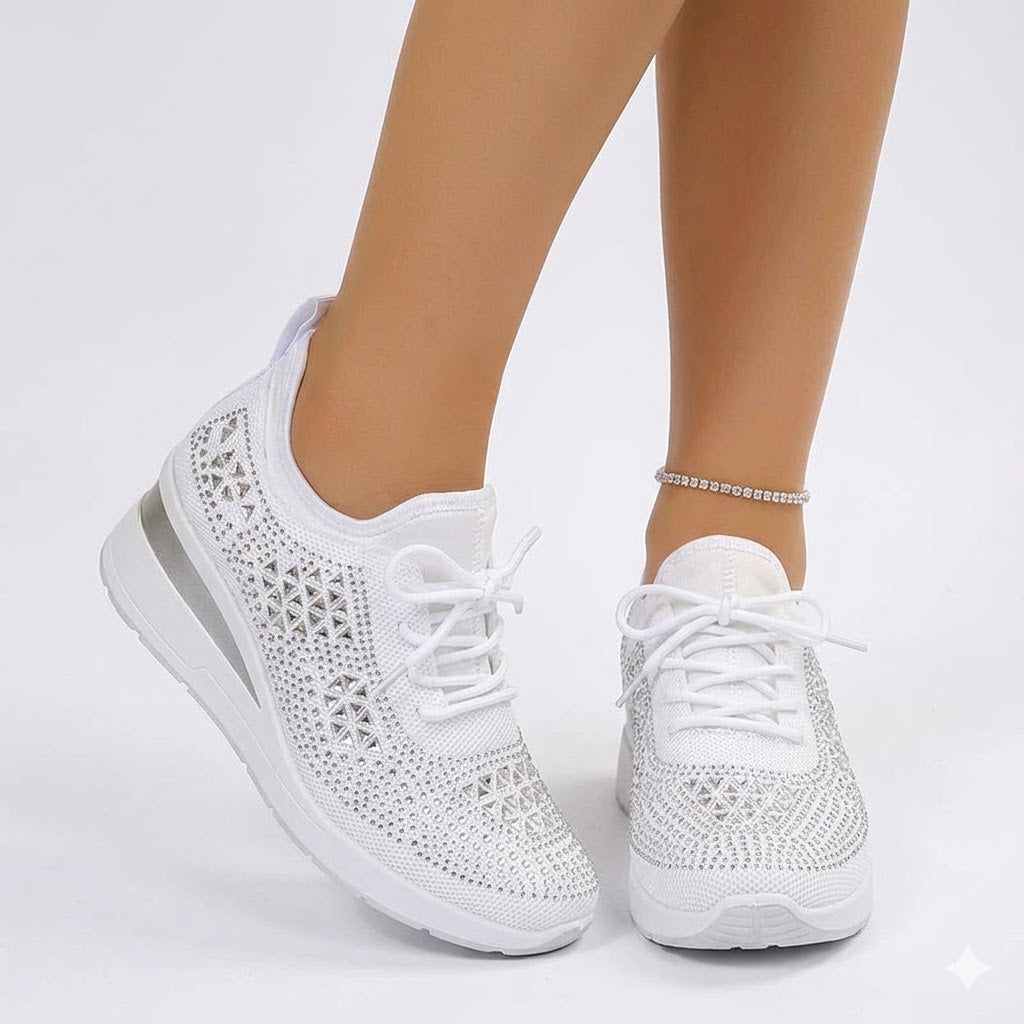 Elena Bellucci | Rhinestone Platform Sneakers For Women
