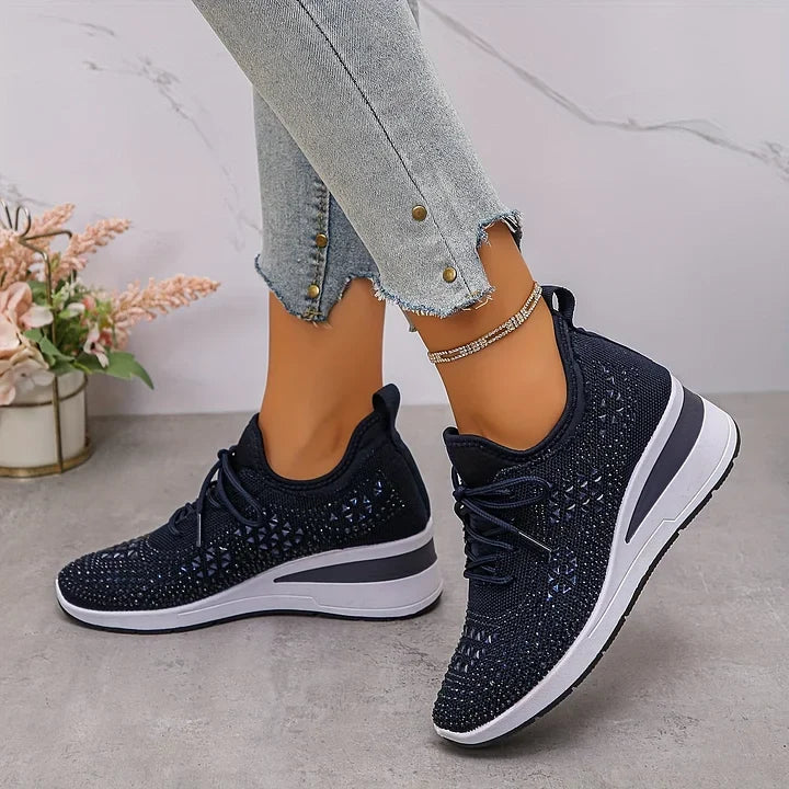 Elena Bellucci | Rhinestone Platform Sneakers For Women