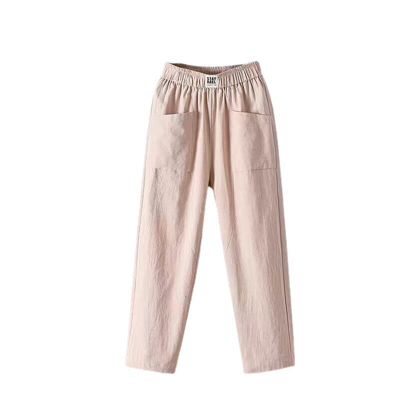 Emma™ - Cotton Linen Pants — Comfortable Waist