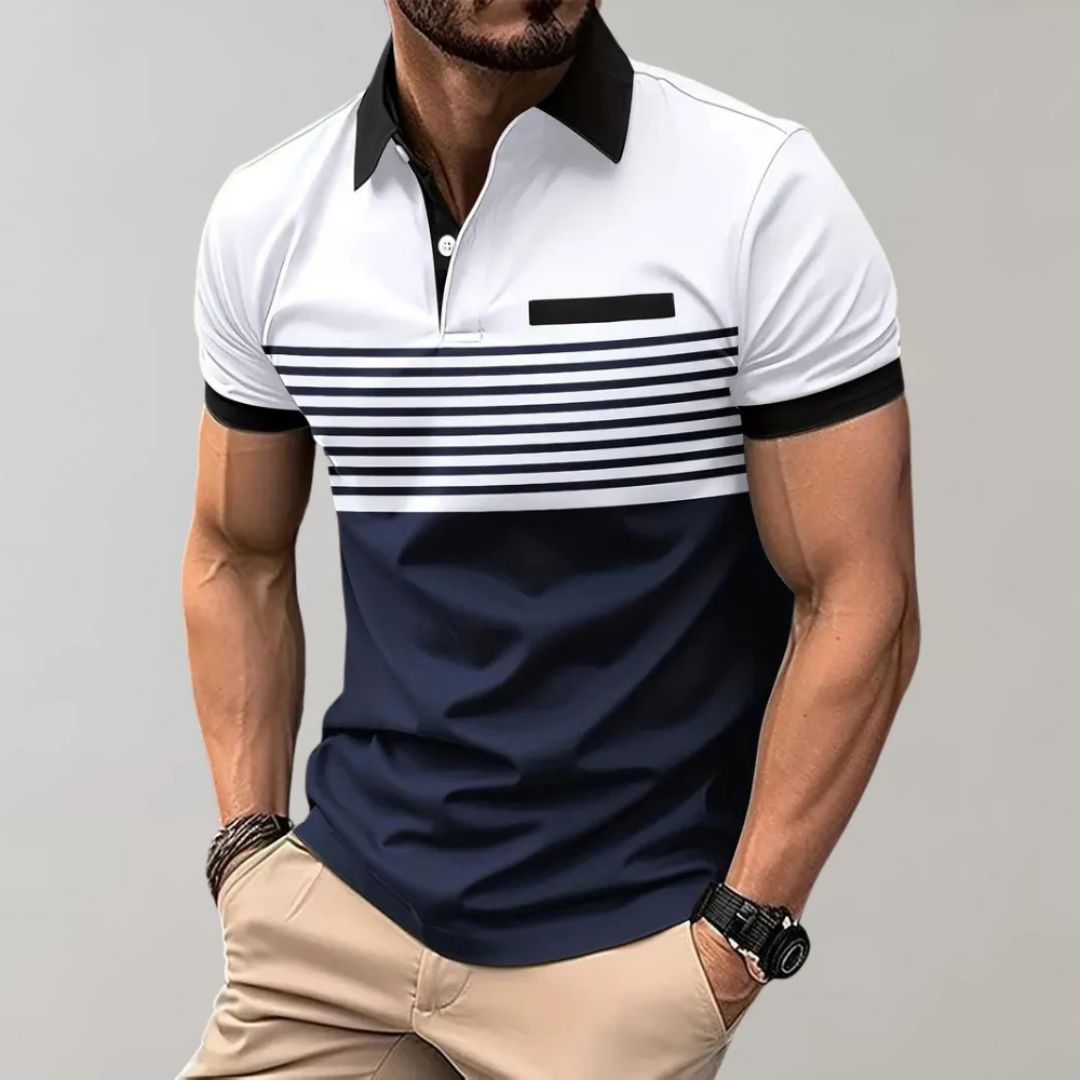 Summer Everyday & Polished Striped Polo - Harke — Soft Knit