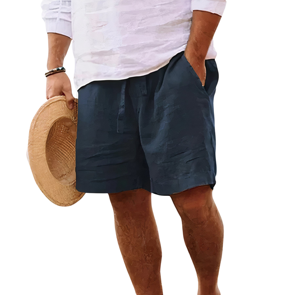 Men's Summer Cotton Linen Shorts