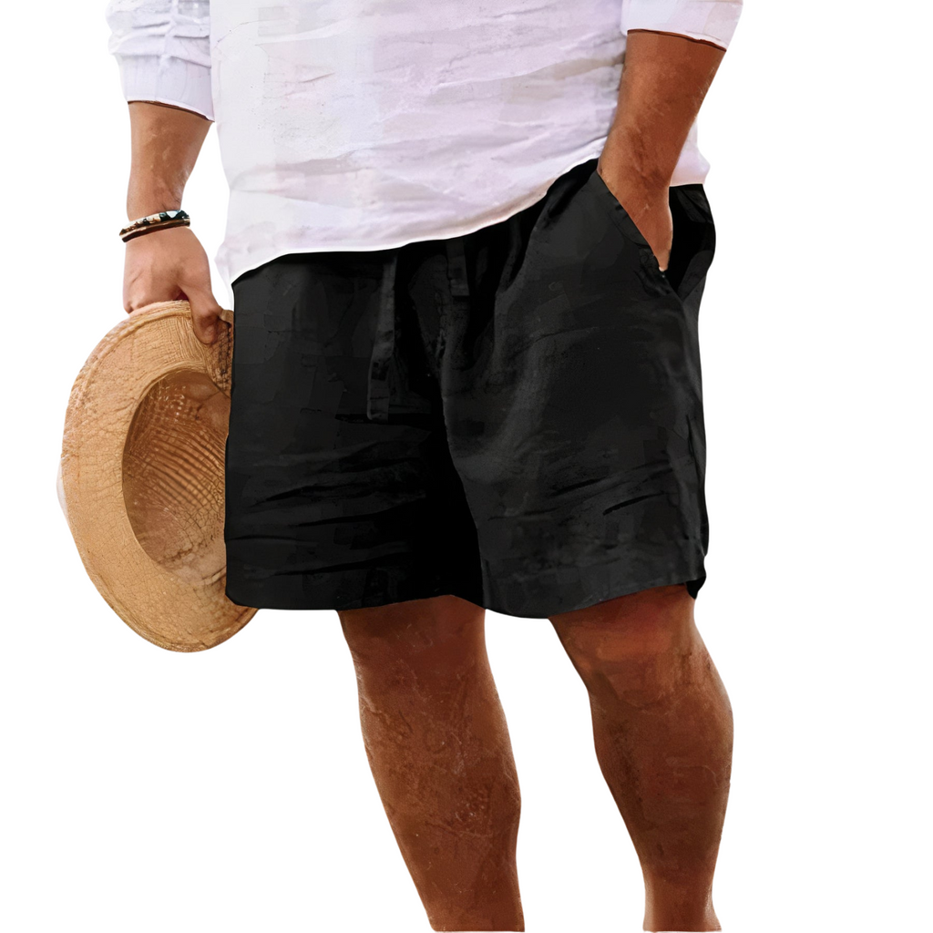 Men's Summer Cotton Linen Shorts