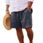 Men's Summer Cotton Linen Shorts