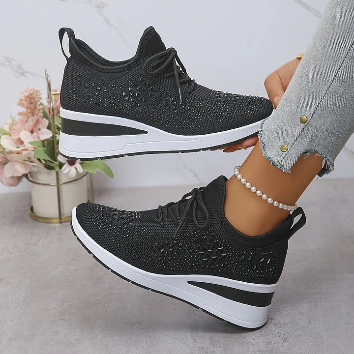 Elena Bellucci | Rhinestone Platform Sneakers For Women