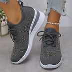 Elena Bellucci | Rhinestone Platform Sneakers For Women