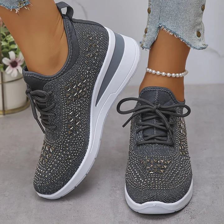 Elena Bellucci | Rhinestone Platform Sneakers For Women