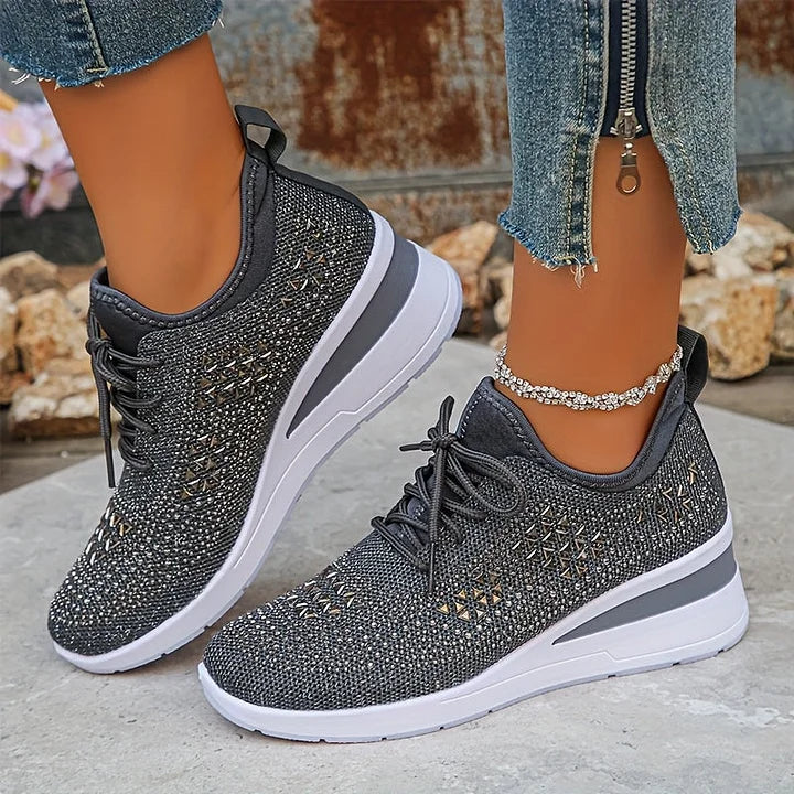 Elena Bellucci | Rhinestone Platform Sneakers For Women
