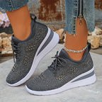 Elena Bellucci | Rhinestone Platform Sneakers For Women