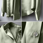 Lily™ - High Quality Satin Blouse — Soft Knit