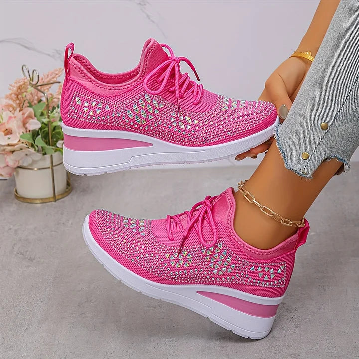 Elena Bellucci | Rhinestone Platform Sneakers For Women
