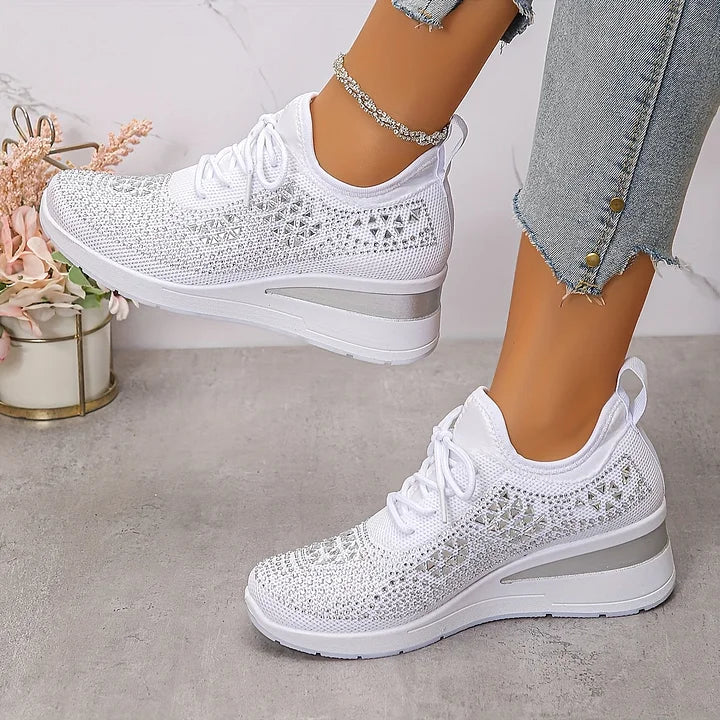 Elena Bellucci | Rhinestone Platform Sneakers For Women