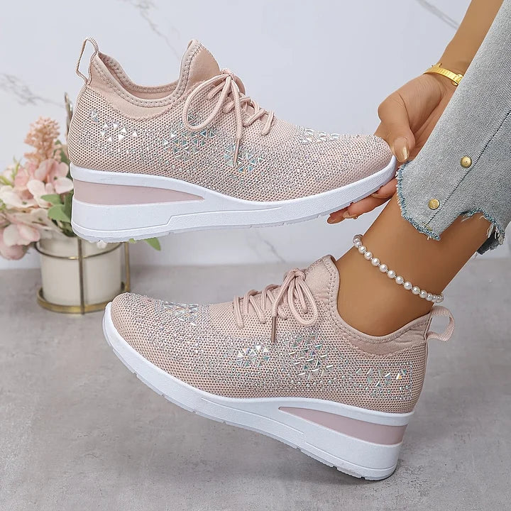 Elena Bellucci | Rhinestone Platform Sneakers For Women
