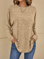 Refined Long Sleeve Everyday Sweater by Elizabeth — Soft Knit