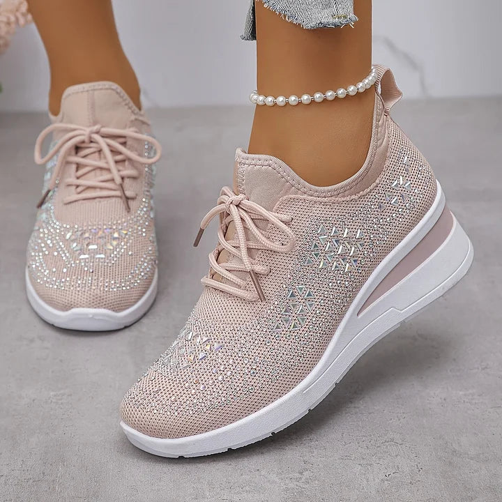 Elena Bellucci | Rhinestone Platform Sneakers For Women