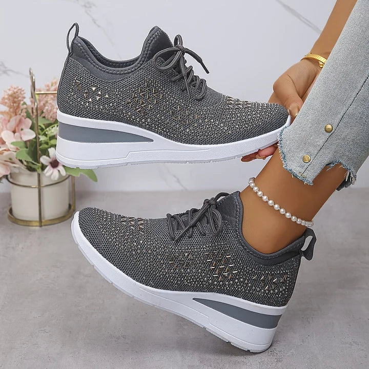 Elena Bellucci | Rhinestone Platform Sneakers For Women