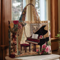 Women's Handmade Quilted Tote Bag with Unique Print — Spacious