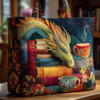 Women's Handmade Quilted Tote Bag with Unique Print — Spacious