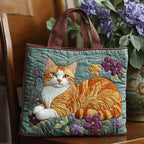 Women's Handmade Quilted Tote Bag with Unique Print — Spacious