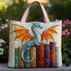 Women's Handmade Quilted Tote Bag with Unique Print — Spacious