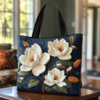 Women's Handmade Quilted Tote Bag with Unique Print — Spacious