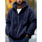 Men's Fleece Zip-Up Hooded Sweatshirt