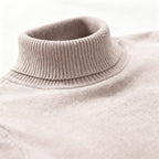 Men's Merino Wool Turtle Neck Knit Jumper Sweater