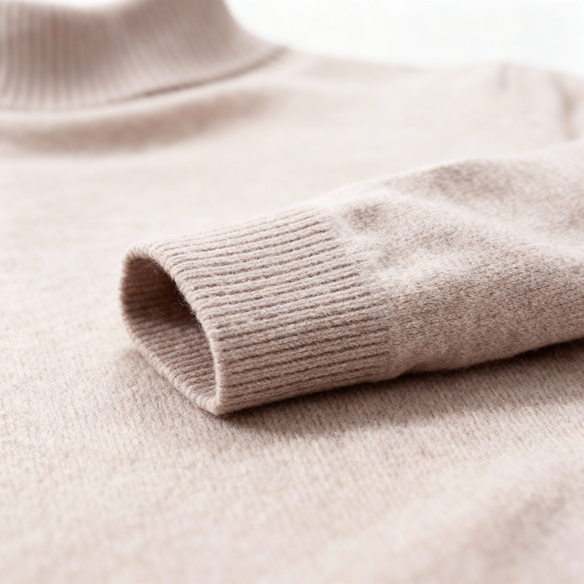 Men's Merino Wool Turtle Neck Knit Jumper Sweater