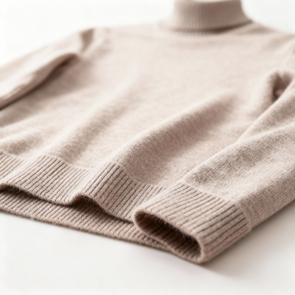Men's Merino Wool Turtle Neck Knit Jumper Sweater