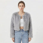 Camille Laurent | Luxe Faux Fur Jacket For Women