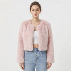 Camille Laurent | Luxe Faux Fur Jacket For Women