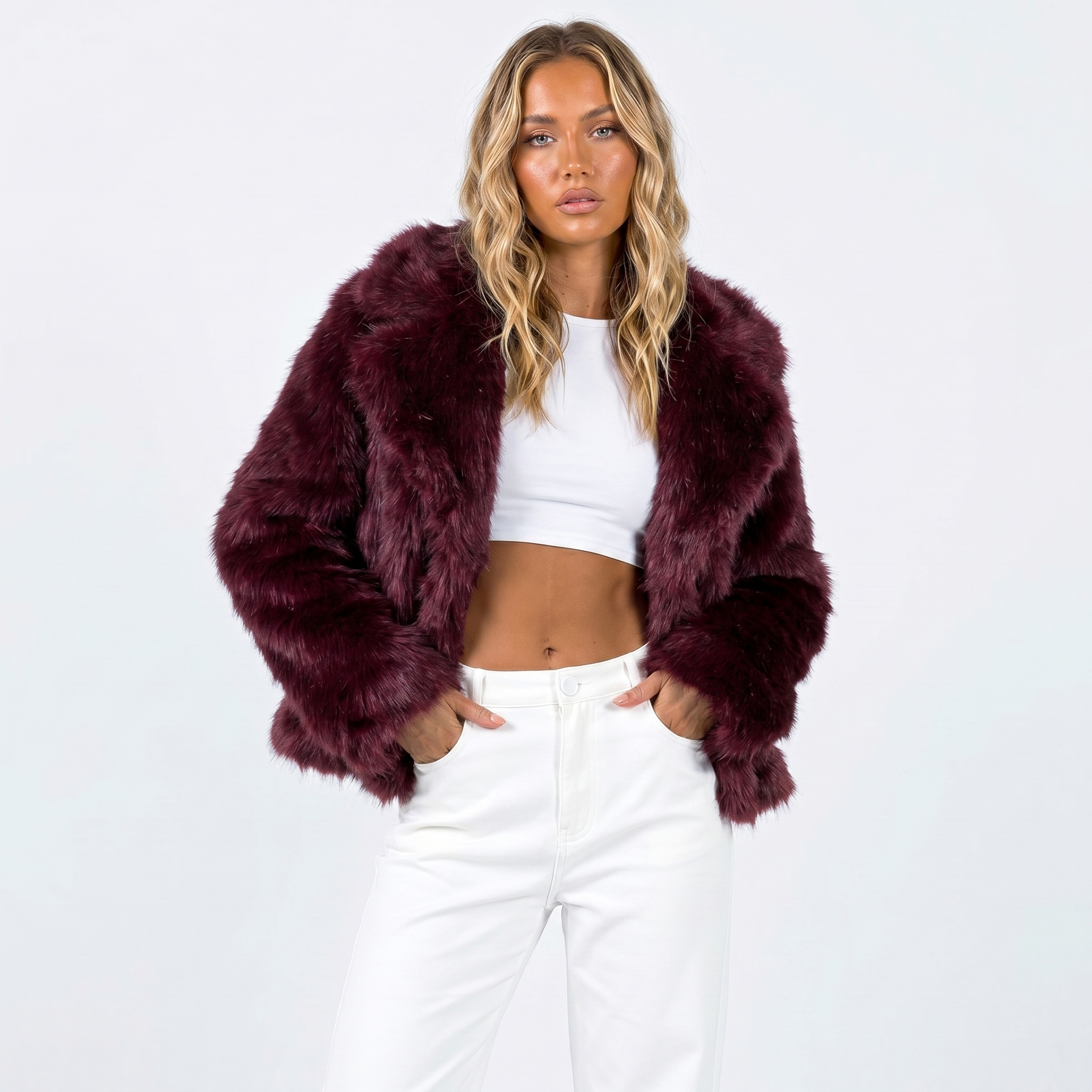 Sienna Moreau | Luxury Faux Fur Jacket For Women
