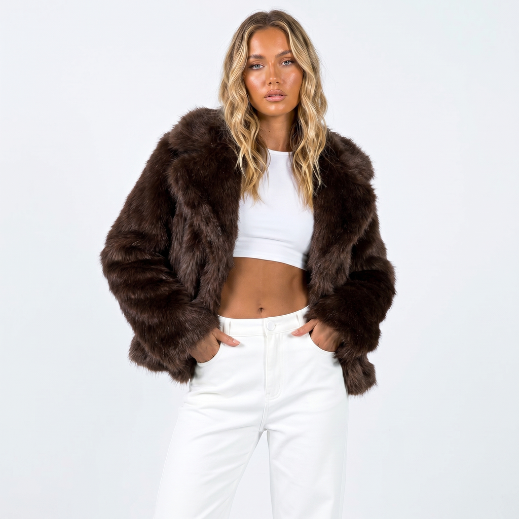 Sienna Moreau | Luxury Faux Fur Jacket For Women