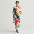 Grace Sullivan | Artistic Abstract Maxi Dress For Women