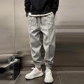 Men's Sweatpants Wide Leg Baggy Drawstring Cuffed Ankle — view 1