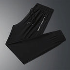 Men's Sweatpants Drawstring Waist Jogger Black — view 2