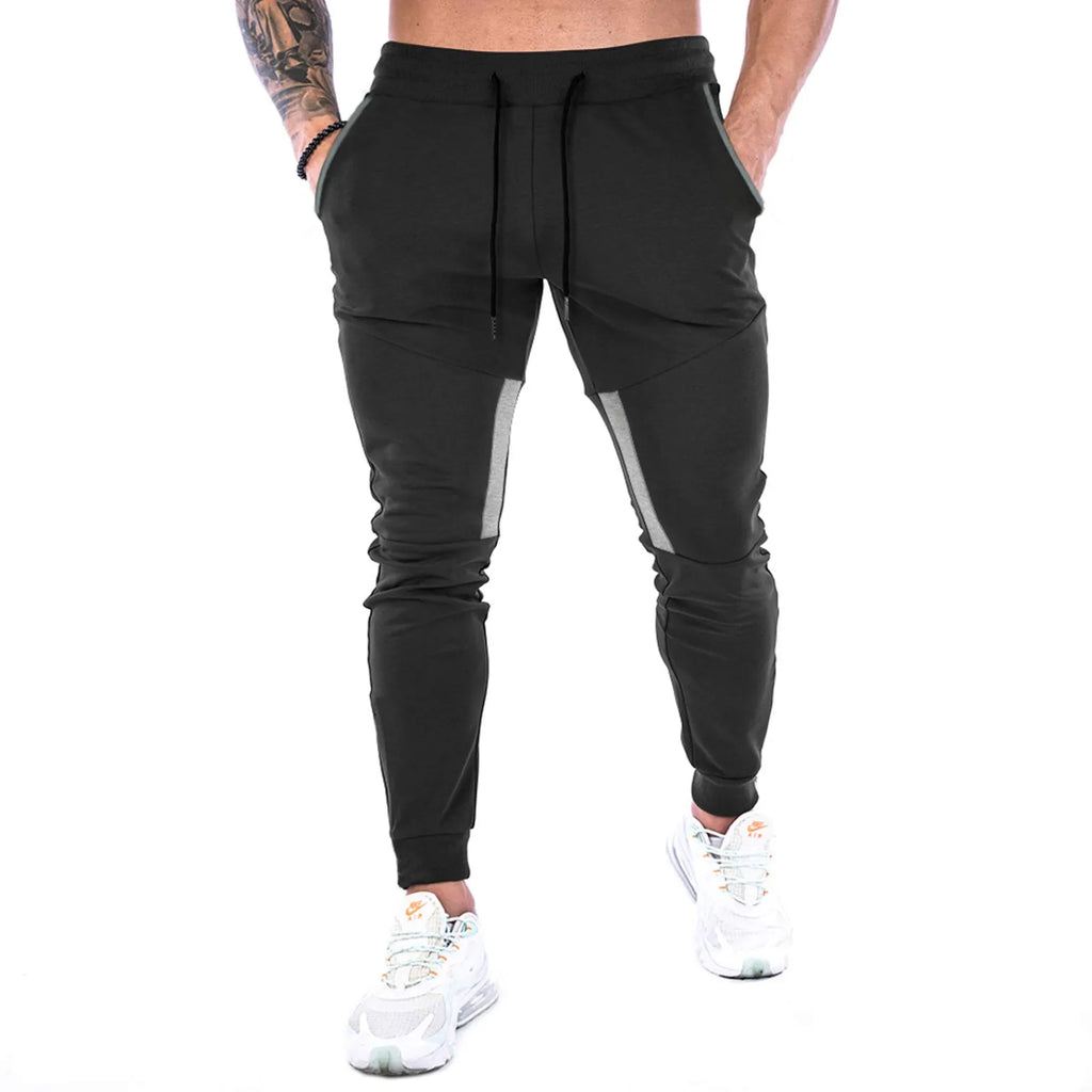 Men's Sweatpants Tapered Zip Pocket Drawstring — view 4